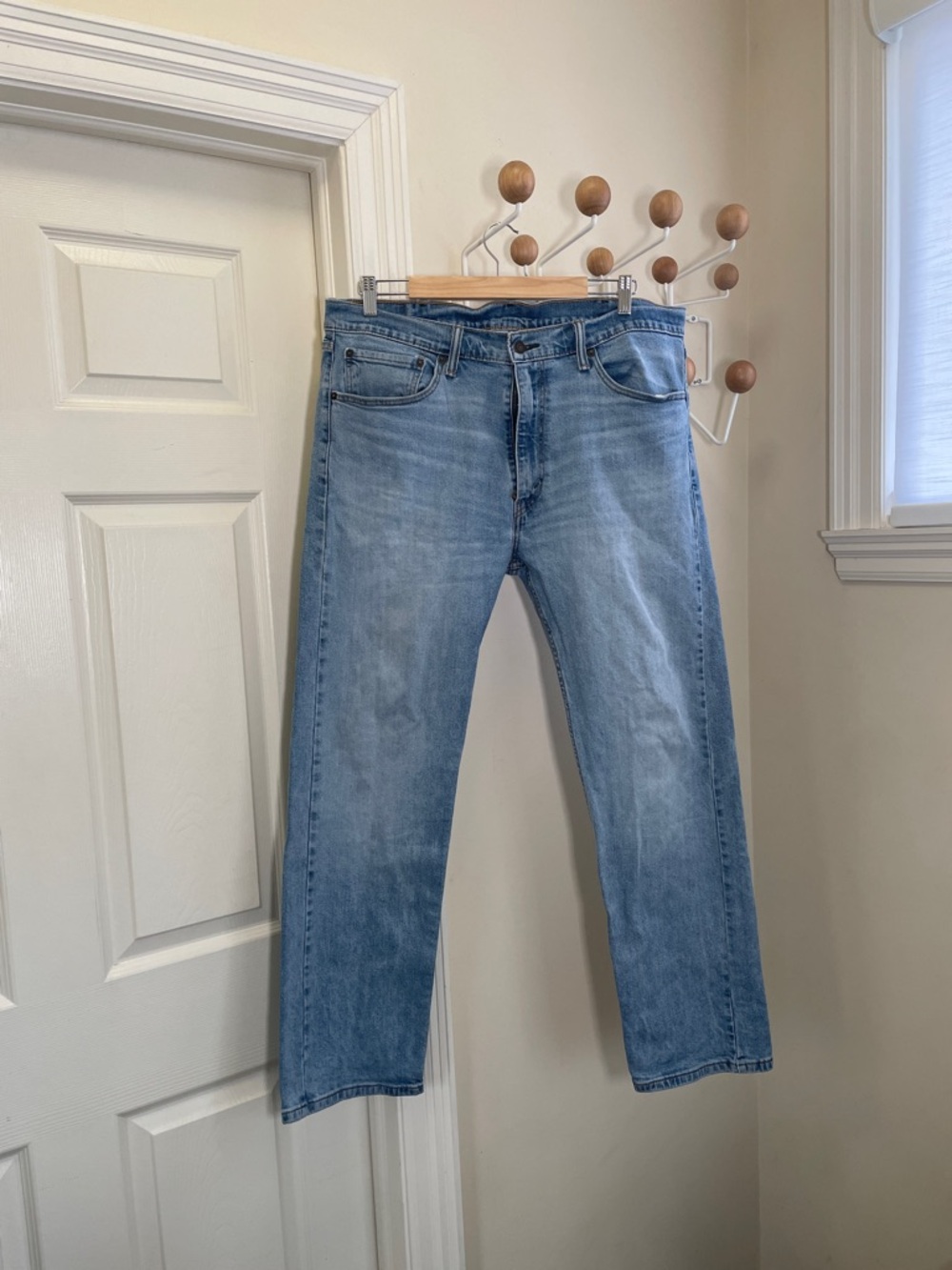 Levi's  505 - Classic Straight Legged Denim Jeans - Blue - 38x30